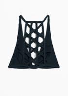 Other Stories Strap-detail Bikini Top - Black