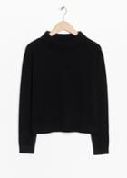 Other Stories Wide Collar Sweater - Black