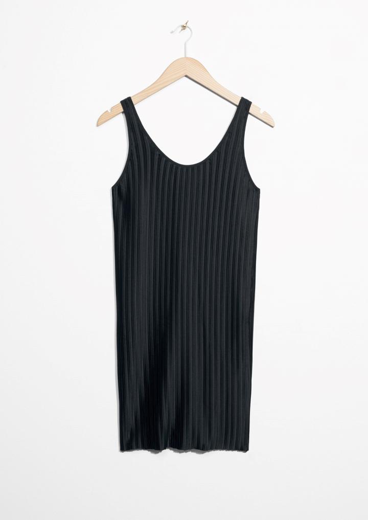 Other Stories Pleated Sleeveless Dress