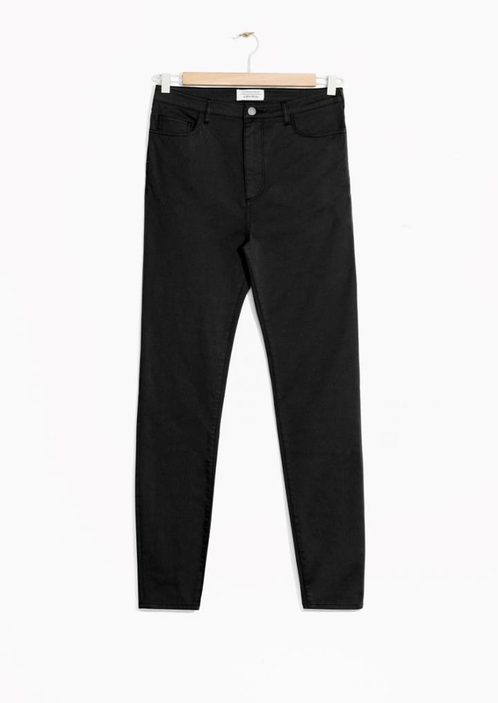 Other Stories High Waist Twill Trouser