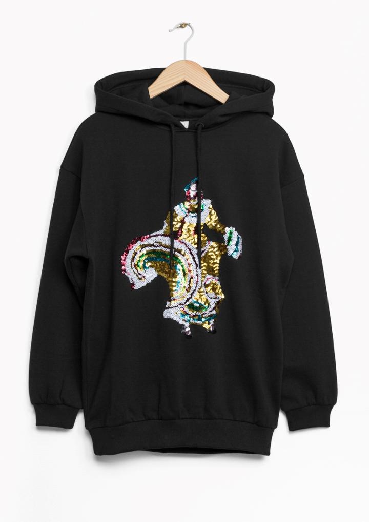 Other Stories Summer Fiesta Sequin Hoodie