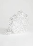 Other Stories Beaded Circle Bag - White