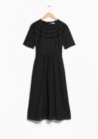 Other Stories Pompom Trim Dress