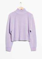 Other Stories Raglan Sleeve Sweater - Purple