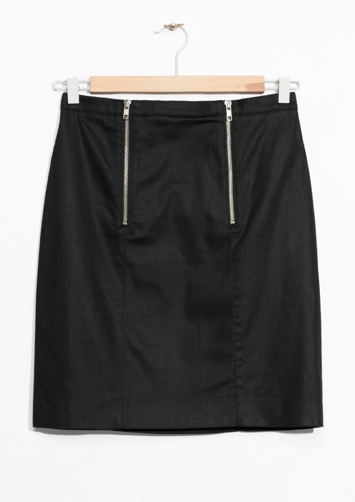 Other Stories Double Zip Skirt