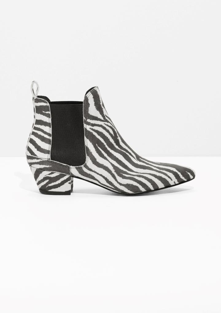 Other Stories Zebra Boots