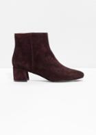 Other Stories Ankle Boots - Red