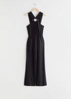 Other Stories Sleeveless O-ring Jumpsuit - Black