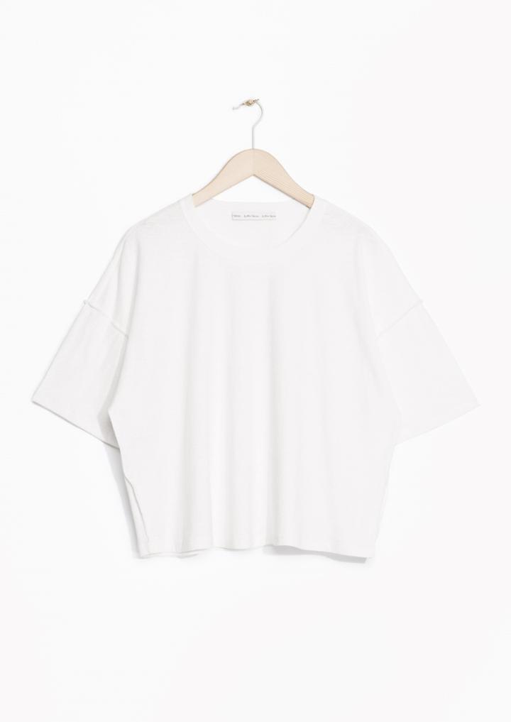 Other Stories Oversized Linen T-shirt