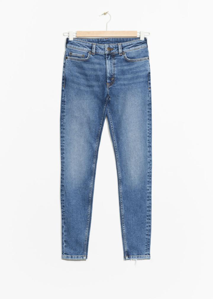 Other Stories Ultra Slim Fit Denim - Blue