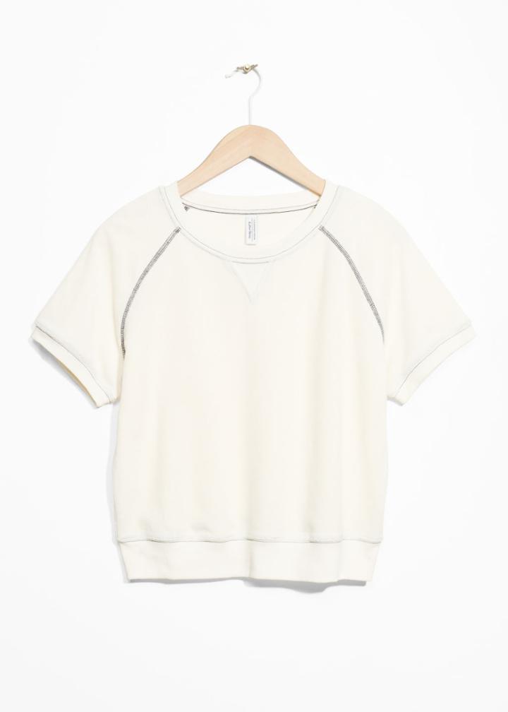 Other Stories Raglan Sleeve Top - White