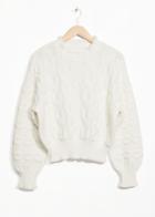 Other Stories Chunky Knit Sweater - White