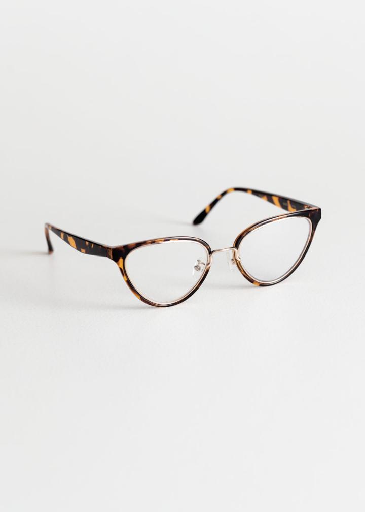 Other Stories Cat Eye Glasses - Black