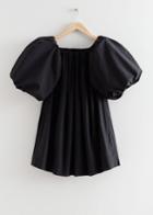 Other Stories Off-shoulder Mini Dress - Black