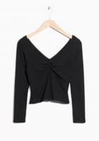 Other Stories V-neck Ballet Top