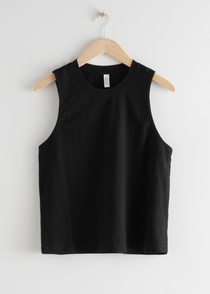 Other Stories Relaxed Tank Top - Black