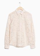 Other Stories Lace Blouse - Beige