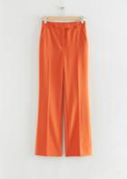 Other Stories Slim-fit Tailored Trousers - Orange