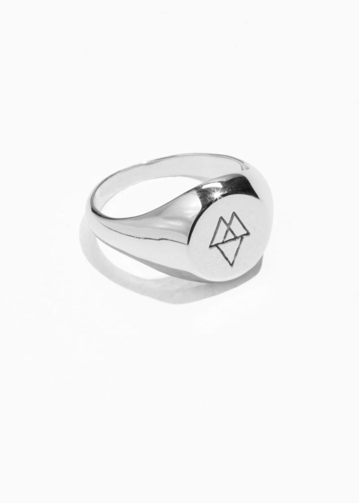Other Stories Signet Ring - Silver