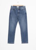 Other Stories Raw Edge Slim Jeans - Blue