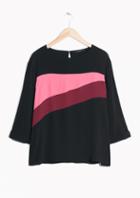 Other Stories Colour Block Blouse