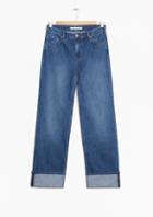 Other Stories Rolled-up Straight Fit Jeans