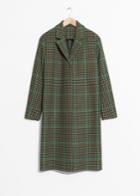 Other Stories Wool Blend Long Coat - Green