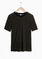 Other Stories Round Neck T-shirt - Green