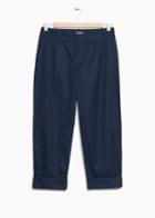 Other Stories Cotton Trousers - Blue