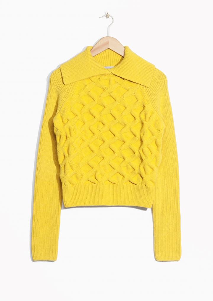 Other Stories Folded Turtleneck Sweater