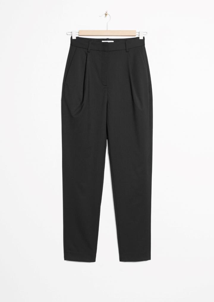 Other Stories High Waisted Tapered Trousers