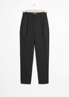 Other Stories High Waisted Tapered Trousers