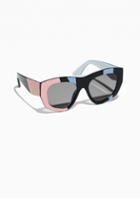 Other Stories Colour Block Sunglasses