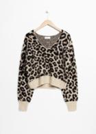 Other Stories Leopard Sweater - Beige