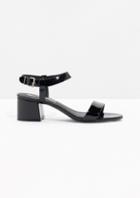 Other Stories Leather Ankle Strap Sandal