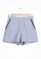 Other Stories Embroidered Shorts
