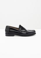 Other Stories Leather Penny Loafer - Black