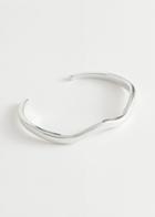 Other Stories Wave Cuff Bracelet - Silver