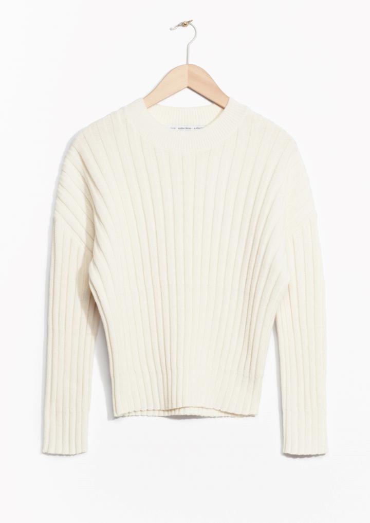 Other Stories Wide Rib Knit