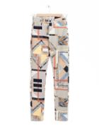 Other Stories Marble Print Denim Trousers