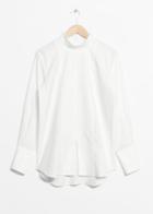 Other Stories Front Slit Shirt - White