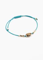 Other Stories Puka Shell Bracelet - Turquoise