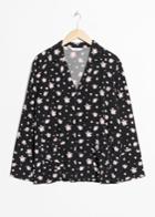Other Stories Lounge Button Down Shirt - Black