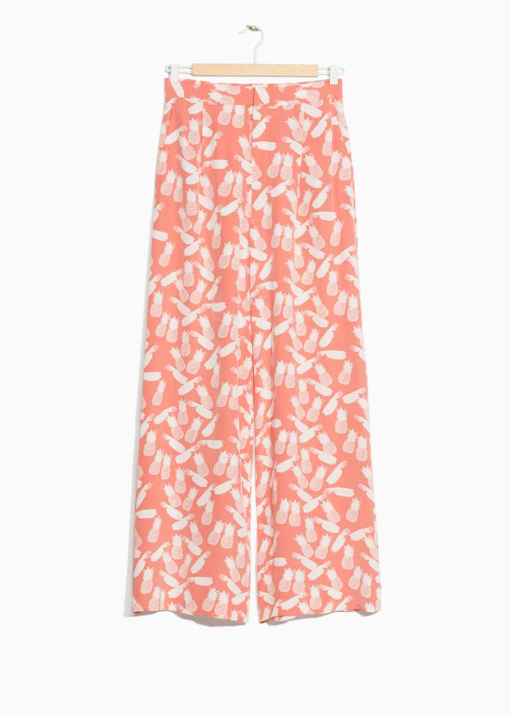 Other Stories Loose Leg Trousers - Orange