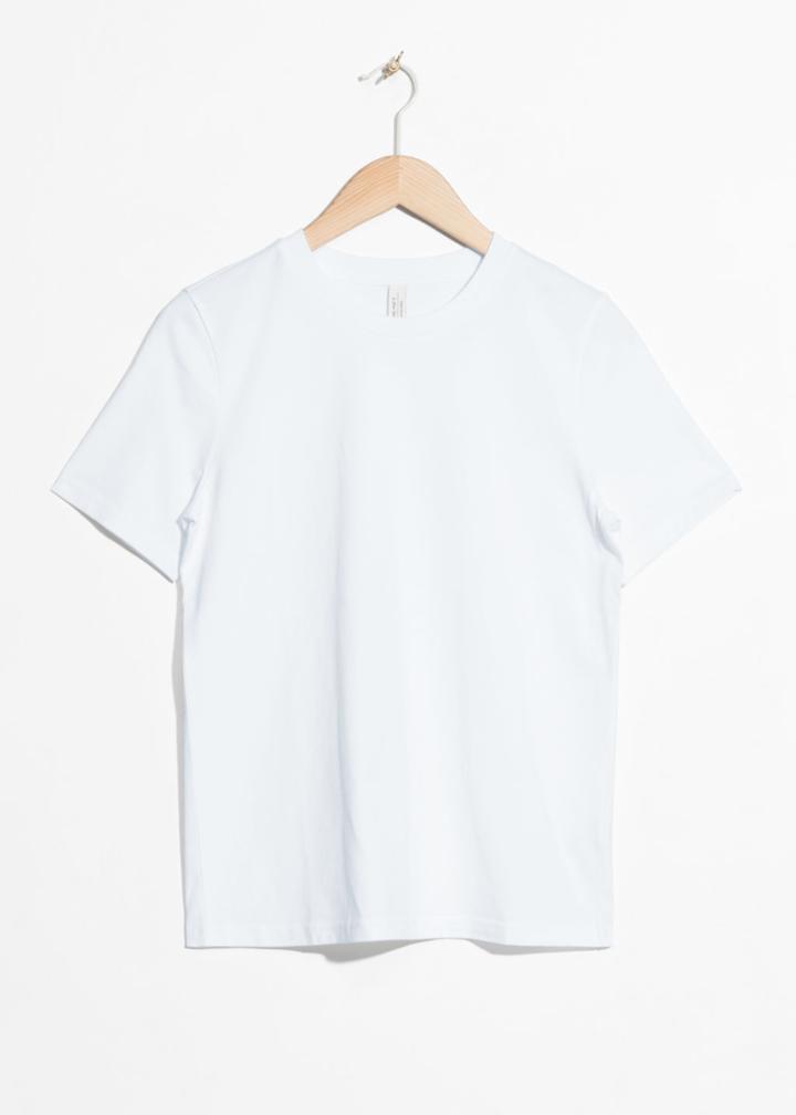 Other Stories Classic Crewneck Tee - White