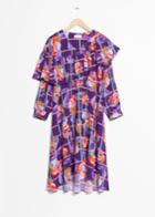 Other Stories Fruity Print Dress - Purple