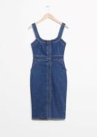 Other Stories Fitted Denim Dress