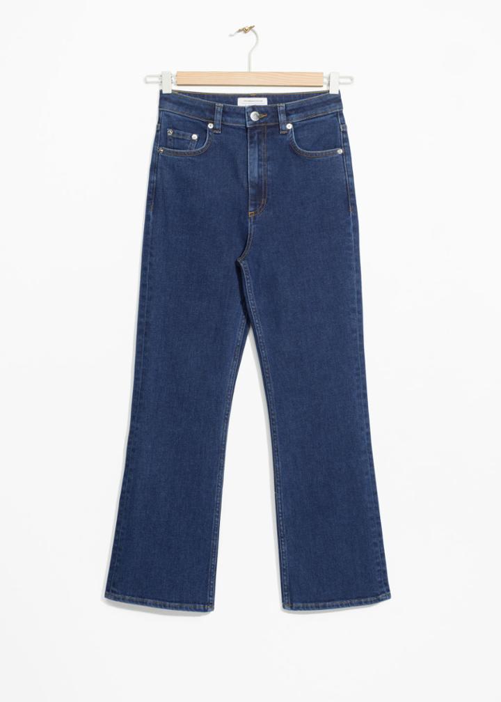 Other Stories Flare Denim Jeans - Blue