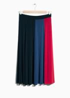 Other Stories Cupro Skirt - Black