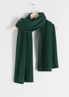 Other Stories Cashmere Scarf - Green